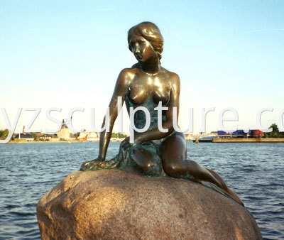  Life Size Mermaid Sculpture 